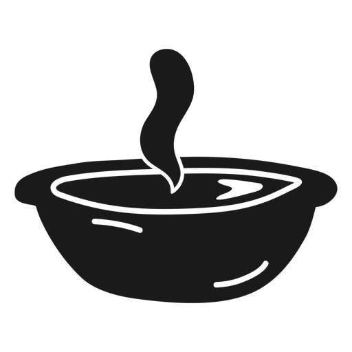 Sopa quente cortada Desenho PNG