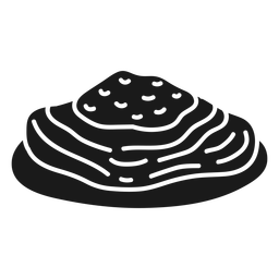 Spaghetti mit Sauce ausgeschnitten PNG-Design