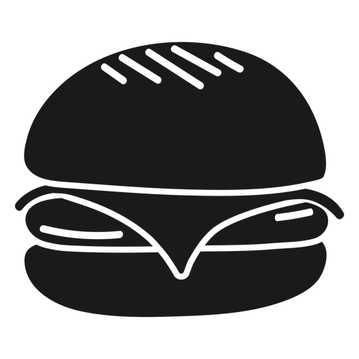 Cheeseburger cut out PNG Design
