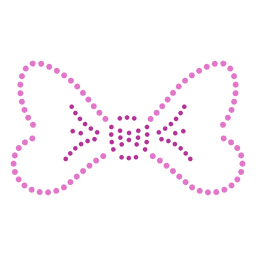 Arco pontilhado plano Desenho PNG