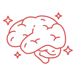 Schlaganfall-Organ des menschlichen Gehirns PNG-Design