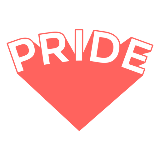 Cita de la insignia del orgullo Diseño PNG