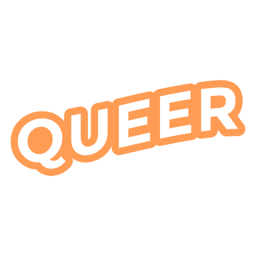 Distintivo de cita??o queer Desenho PNG