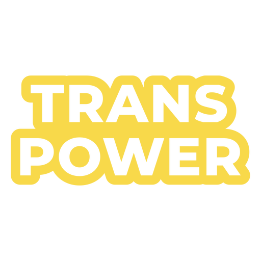Trans power cut out badge