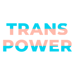 Trans power badge Transparent PNG