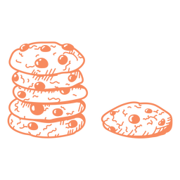 Food-Treats-RealisticDetailedContourLine-Stroke-CR - 17 PNG-Design