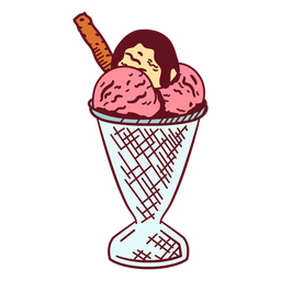 Food-Treats-RealisticDetailedContourLine-VinylColor-CR - 1 Desenho PNG