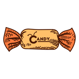 Candy wrapper color stroke PNG Design Transparent PNG