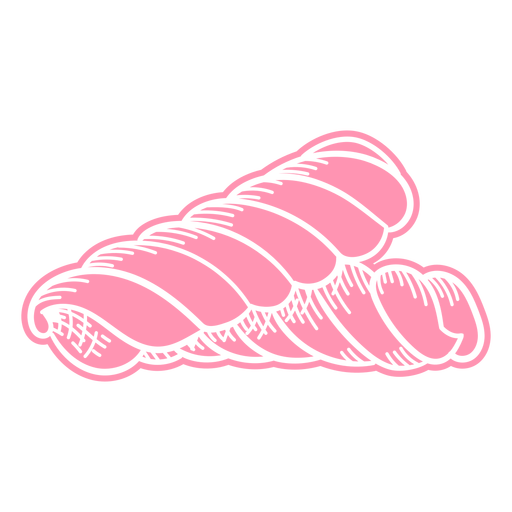 Caramelo de malvavisco dibujado a mano recortado Diseño PNG