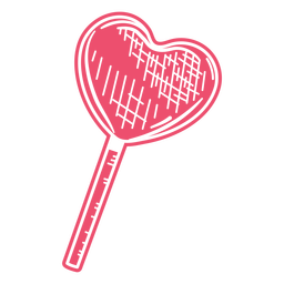 Lollipop candy hand drawn cut out PNG Design