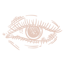 Eye frontal hand drawn Transparent PNG