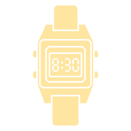 Digital watch cut out PNG Design