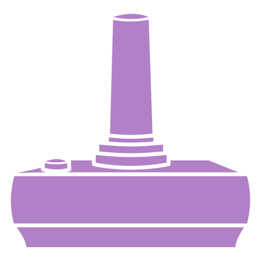 Joystick de juego morado cortado Diseño PNG