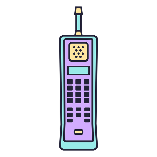 Old style cellphone antenna PNG Design