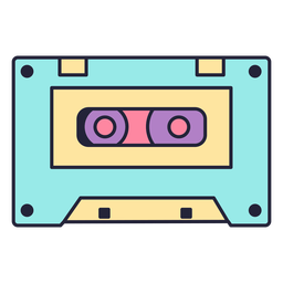 Alte Kassette PNG-Design