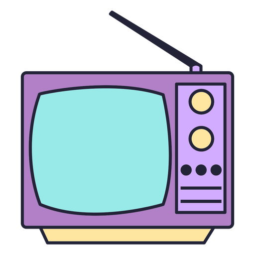 Old television technology PNG Design