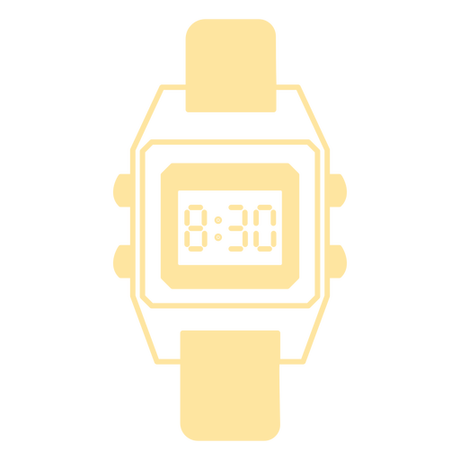 Reloj digital antiguo Diseño PNG