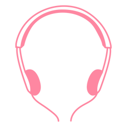 Fones de ouvido de música antigos Desenho PNG