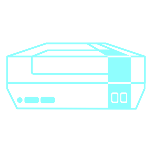 Máquina consola de videojuegos Diseño PNG