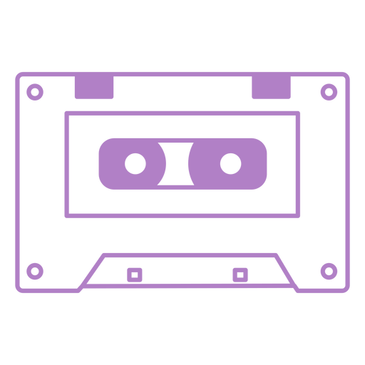 Kassette gefüllt Hub PNG-Design