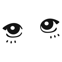 Purple Anime Eyes PNG & SVG Design For T-Shirts