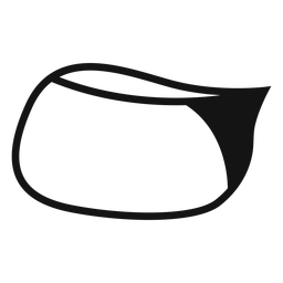 Golpe lleno de anime de boca gritando Diseño PNG