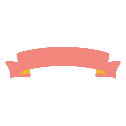 Ribbon for text flat PNG Design
