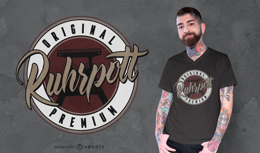 German quote vintage t-shirt design German quote vintage t-shirt design
