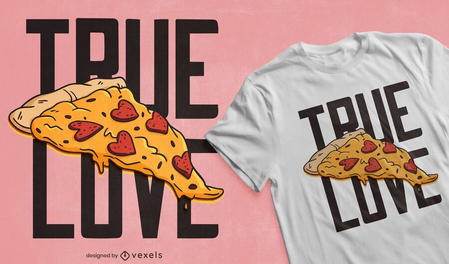 Pizza heart pepperoni t-shirt design Pizza heart pepperoni t-shirt design
