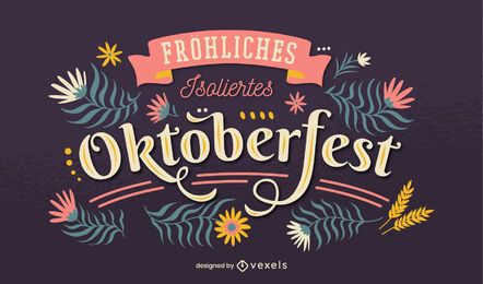 Classic oktoberfest lettering