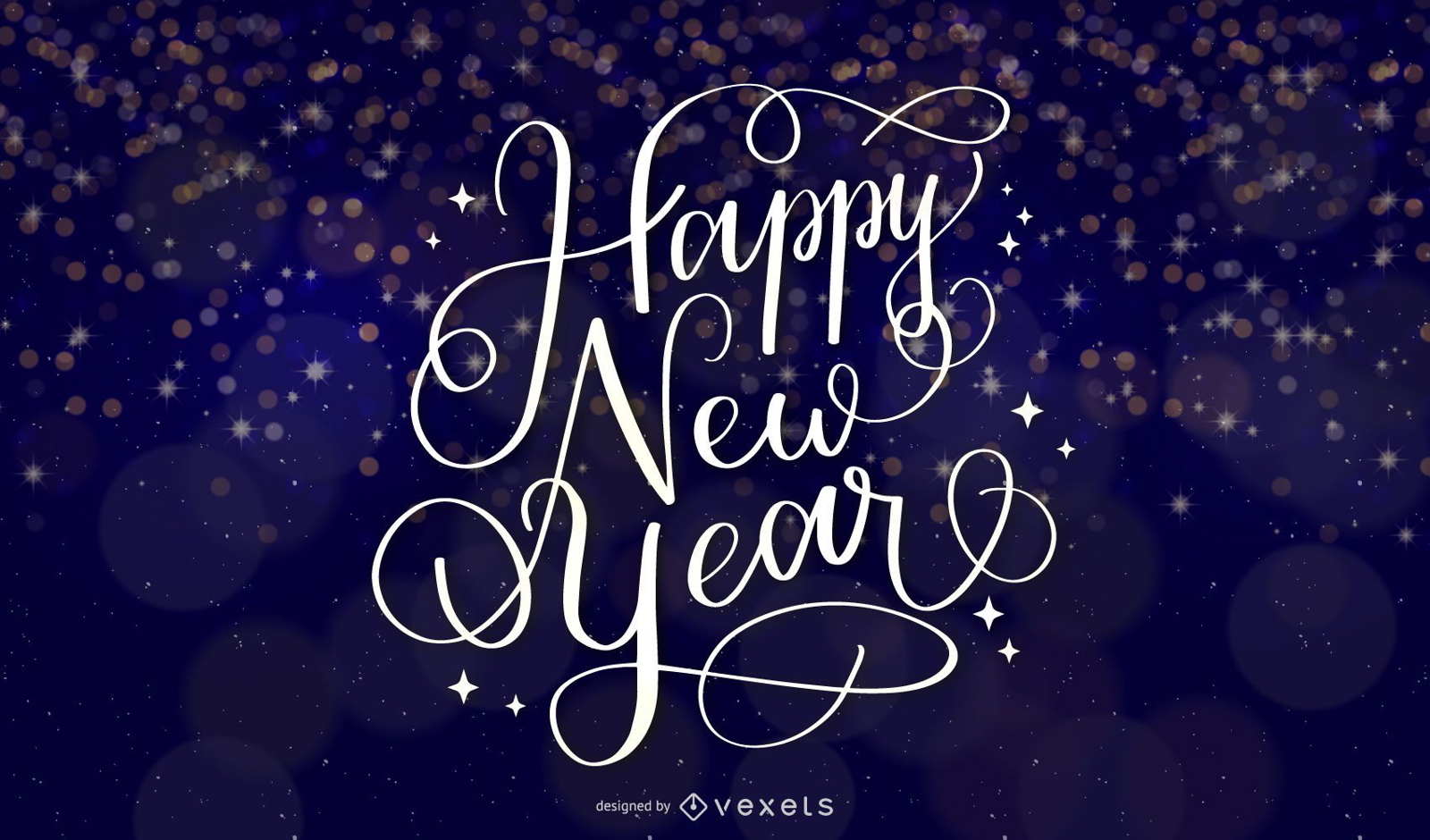 NEW YEAR THEMES WALLPAPER VECTOR BACKGROUND DESIGN ILLUSTRATOR CS4 EPS