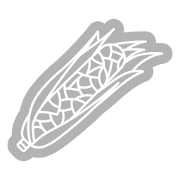 Mais geometrischer Ausschnitt PNG-Design