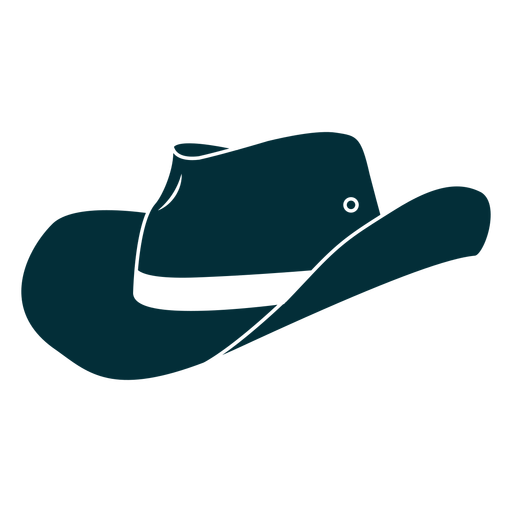 Chapéu de cowboy tradicional cortado Desenho PNG