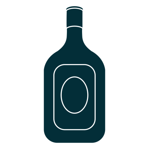 Garrafa de álcool cortada Desenho PNG