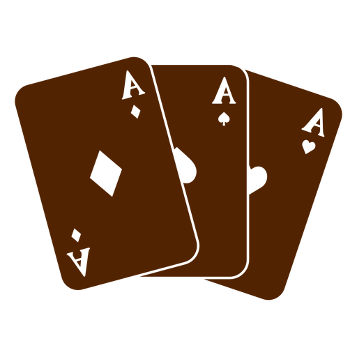 Wild west playing cards cut out PNG Design