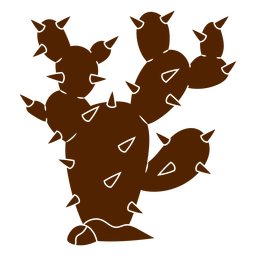 Kaktus-Wüstenpflanze ausgeschnitten PNG-Design