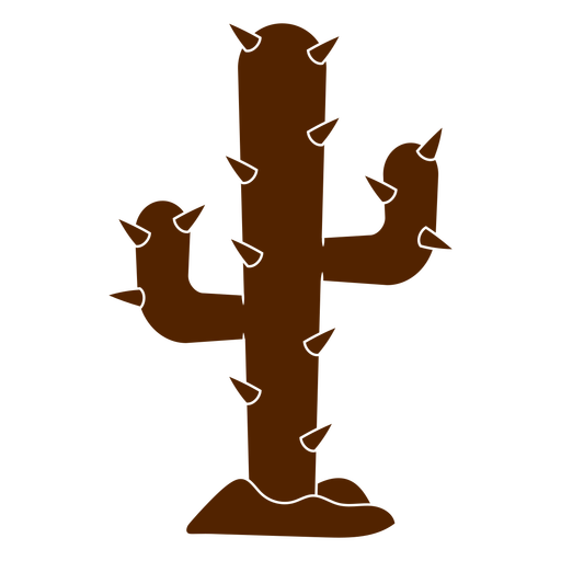 Design PNG E SVG De Ilustração De Planta De Cacto Gordo Para Camisetas