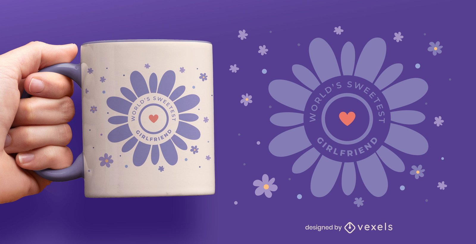 World's sweetest girlfriend mug design