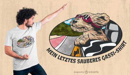 Dog over window t-shirt design