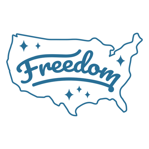 American freedom badge
