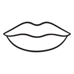 Lippenschlag Mund PNG-Design