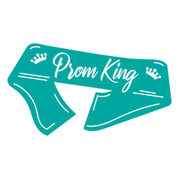 Sash rei do baile cortado Desenho PNG