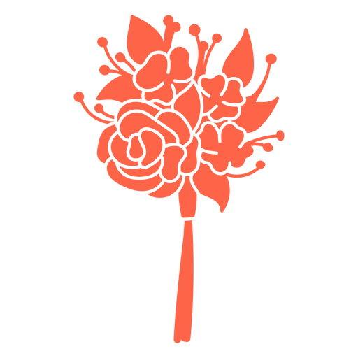 buqu? de flores cortado Desenho PNG