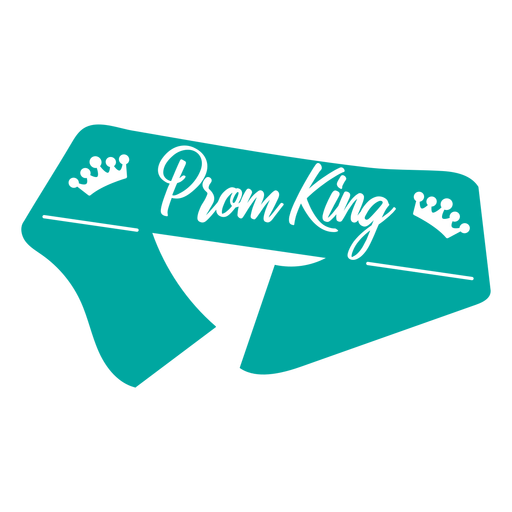 Prom King Blue Sch?rpe PNG-Design
