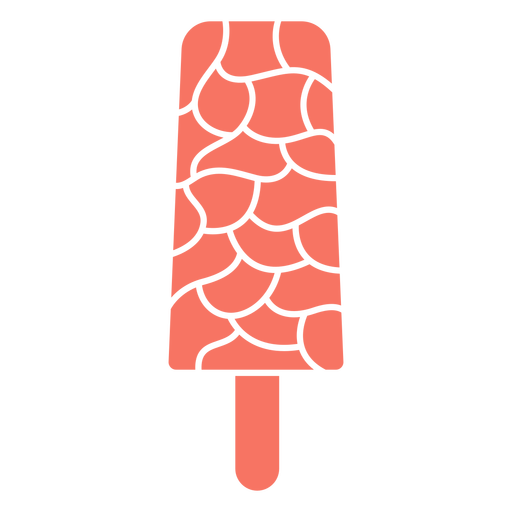 Popsicle geometric cut out PNG Design