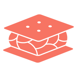 Smore geometrischer Ausschnitt PNG-Design