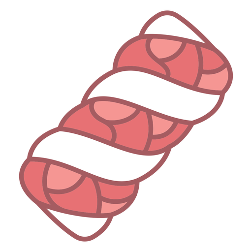 Traço de cor geométrica de marshmallow Desenho PNG