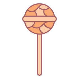 Trazo de color geométrico piruleta Diseño PNG