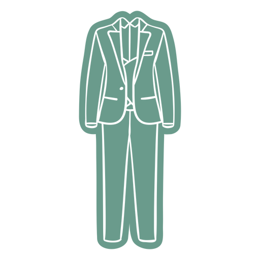 Wedding suit for groom cut out