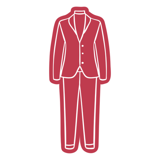 Prom suit cut out PNG Design